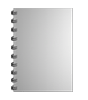 Broschüre mit Metall-Spiralbindung, Endformat DIN A8, 128-seitig